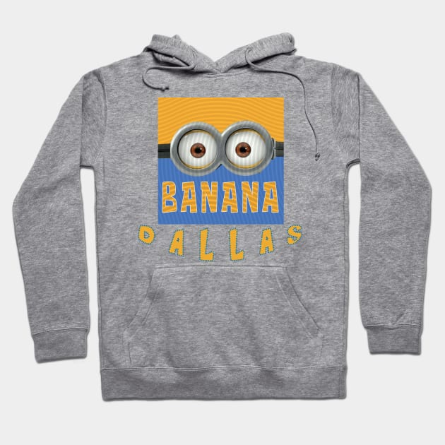 MINION BANANA USA DALLAS Hoodie by LuckYA